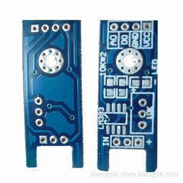 Double-sided Blue Solder Mask Printed Circuit Board
